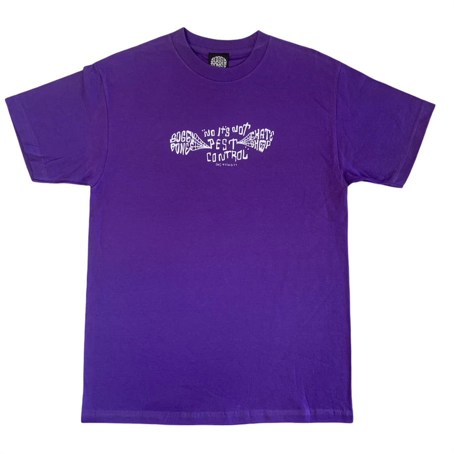 Soggybones Not Pest Control Tee - Purple (21/22)