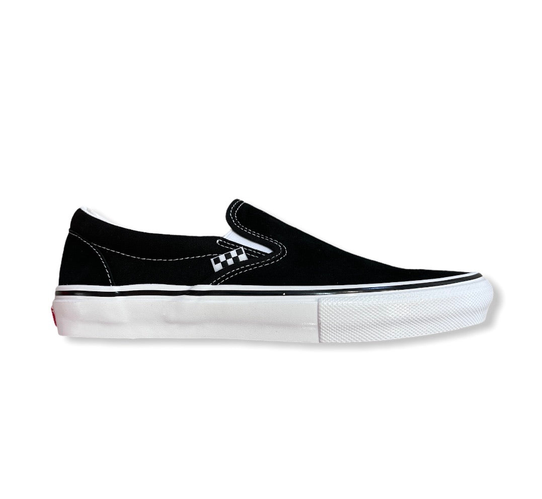 VANS SLIP- ON PRO BLACK WHITE