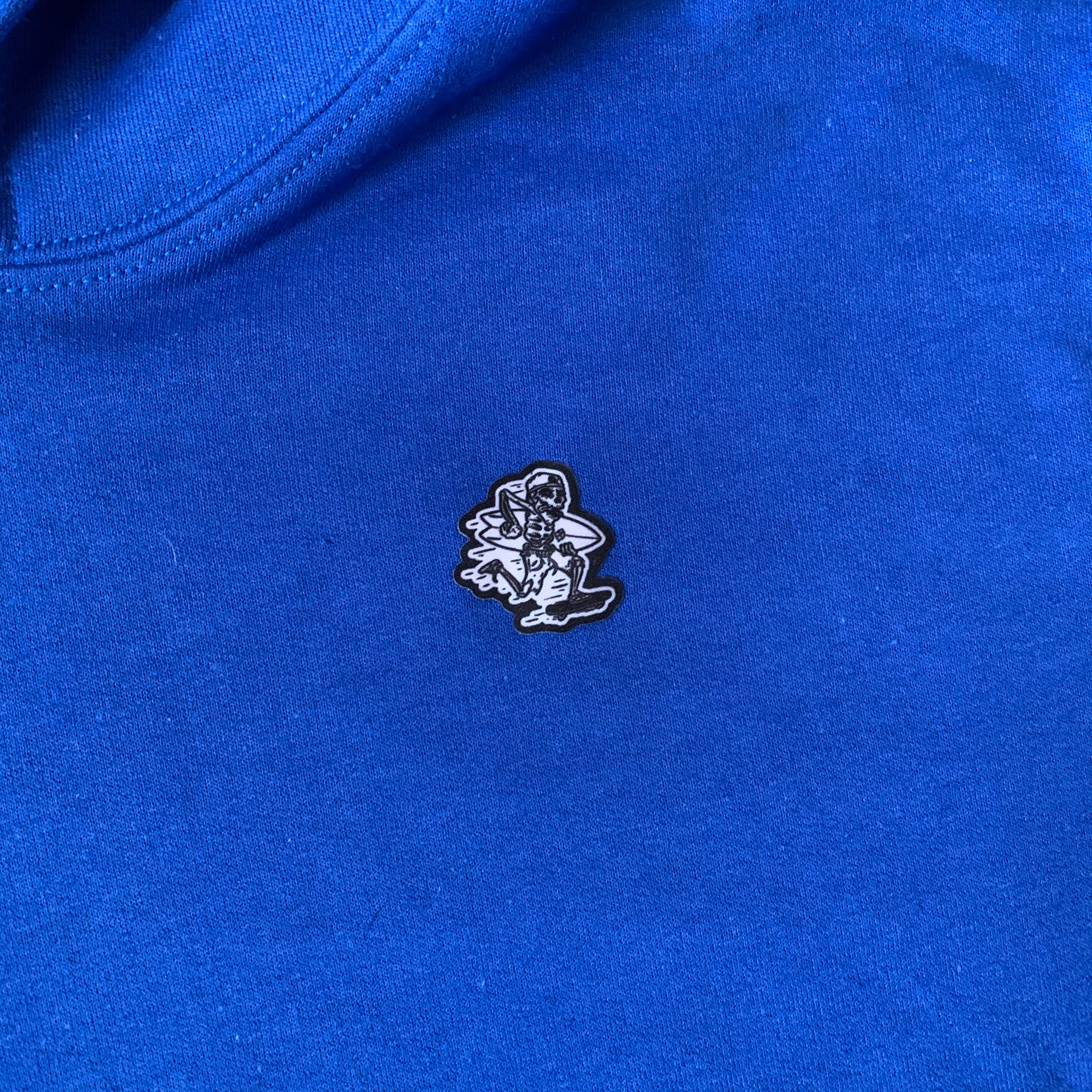 Soggybones mini Skeleton hood / YOUTH / Blue