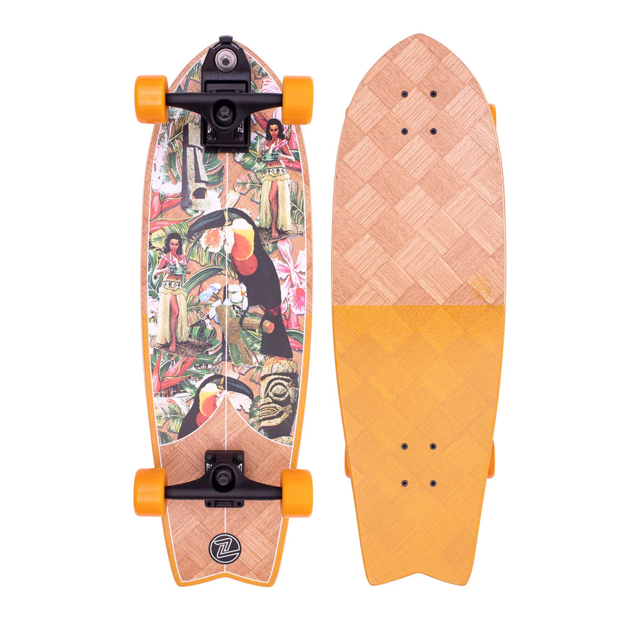 Zfelx surf-a-Google surf skate fish banana train