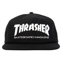 THRASHER SKATEMAG SNAPBACK - BLACK