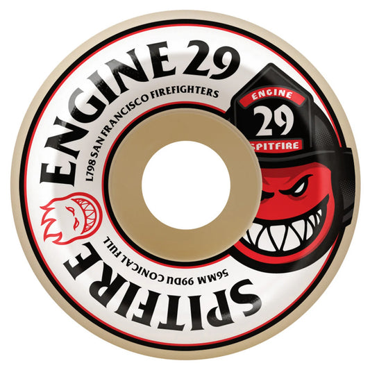 SPITFIRE ENGINE 29 F4 CONICAL FULL WHEELS 54MM 99D