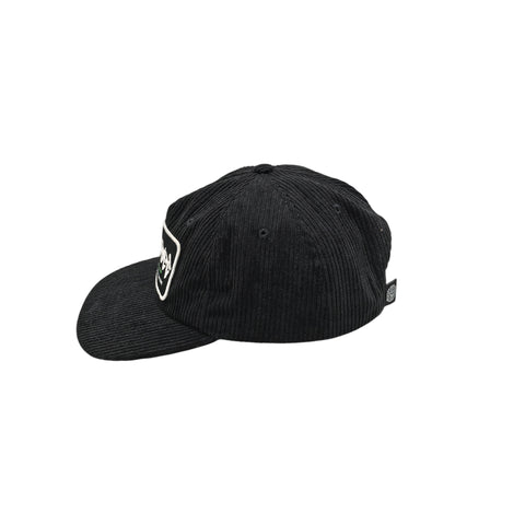 Closed Some Days Corduroy Hat –  Black / White