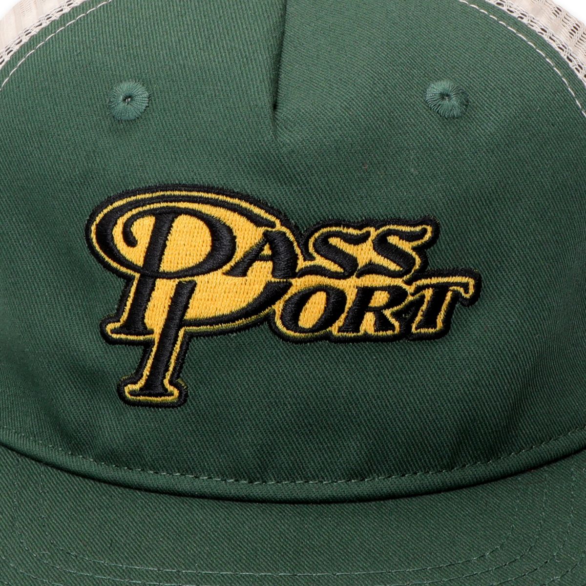 PASS~PORT MINIMUM OUTPUT WORKERS TRUCKER CAP - GREEN