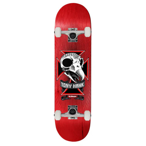 Birdhouse skull red  8” complete