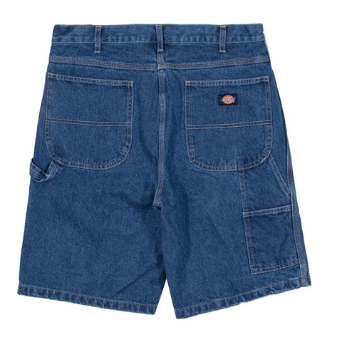 Dickies YOUTH denim relaxed fit carpenter short - Stone Washed Indigo