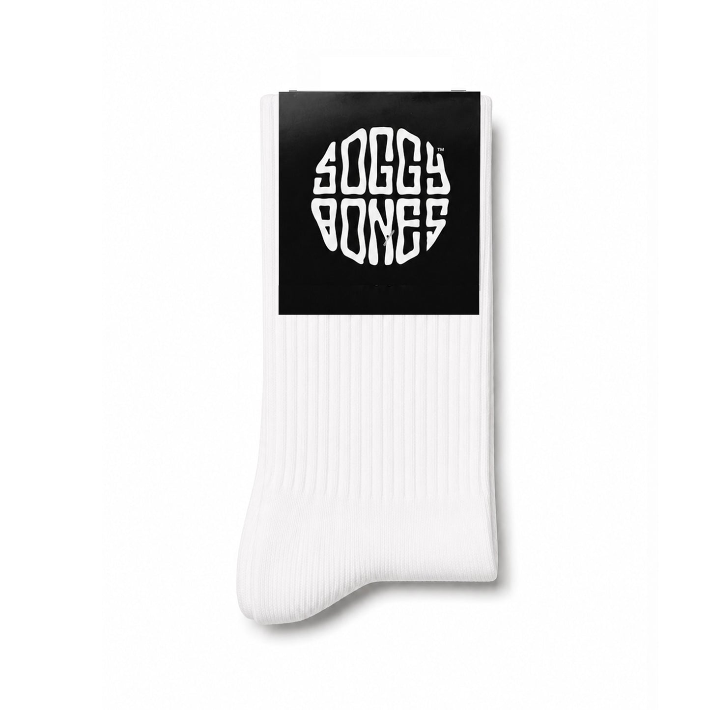 SOGGYBONES ESSENTIAL CREW SOCK - WHITE