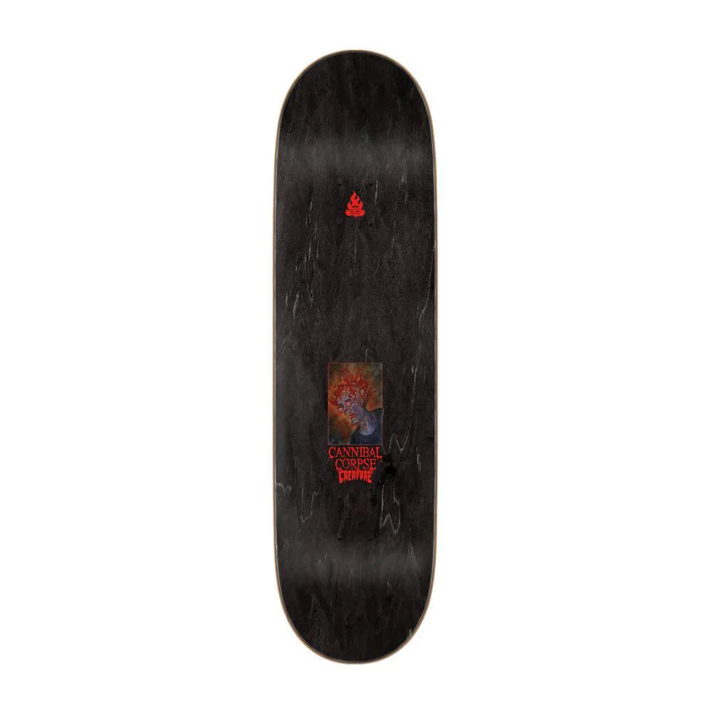 Creature Skateboard Deck Cannibal Corpse Skull & Blood Black Red 8.53"
