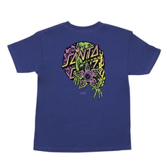 Stranger Things Demogorgon Dot Youth Santa Cruz T-Shirt - COBALT BLUE