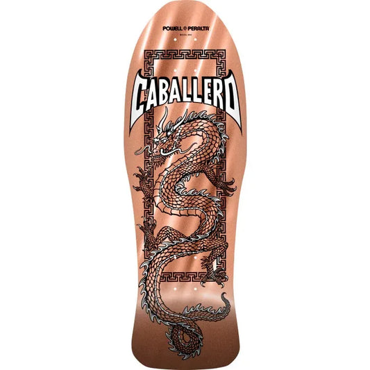 POWELL PERALTA - STEVE CABALLERO CHINESE DRAGON COPPER FOIL 10.0 REISSUE SKATEBOARD DECK