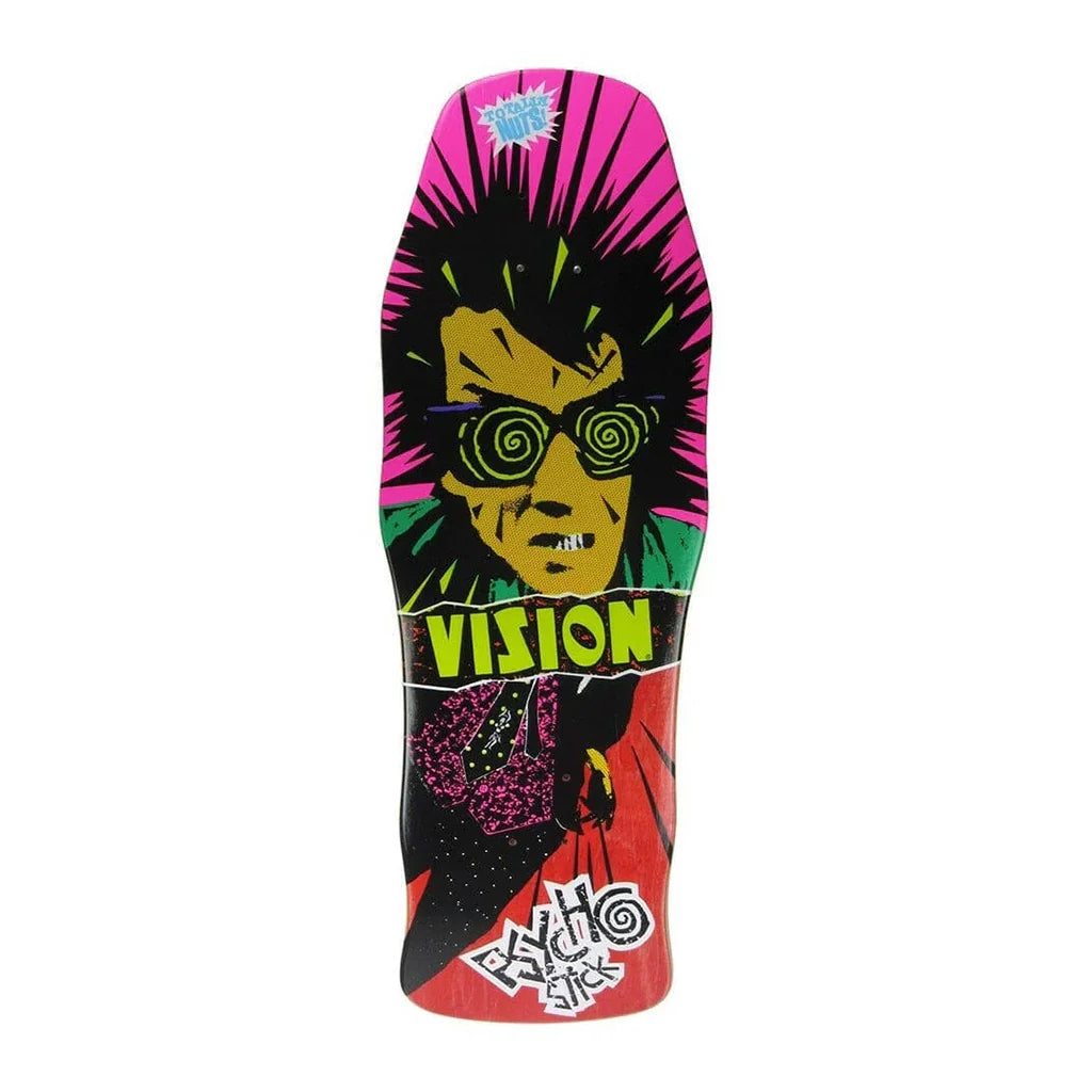 VISION PSYCHO STICK RED STAIN 10” REISSUE