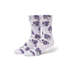 Shrooms crew socks - purple