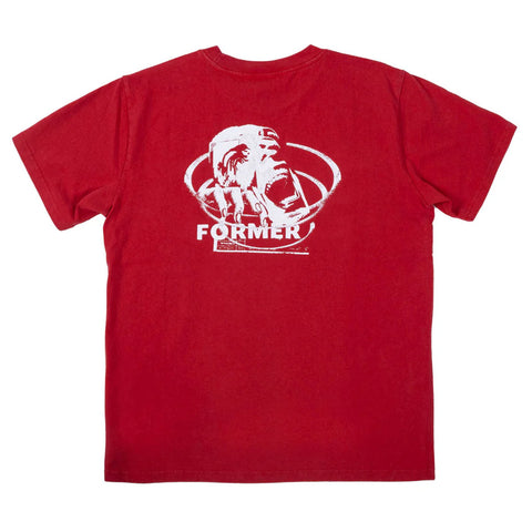 Former Interface t-shirt washed red