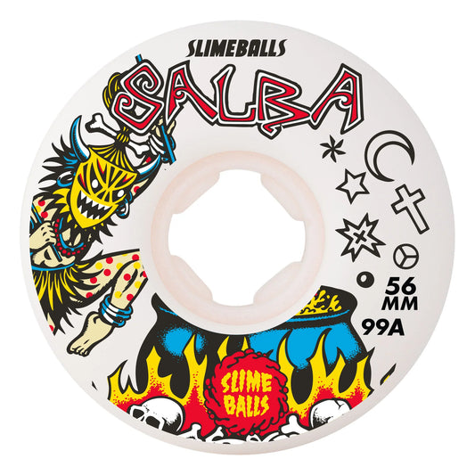 Slimeballs Wheels – 56mm Salba Witch Doctor Reissue Chubbies White 99a