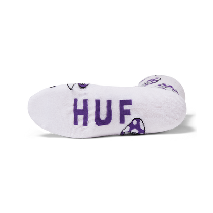 Shrooms crew socks - purple