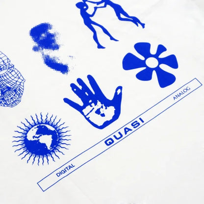 QUASI STATION TEE - WHITE