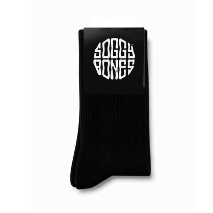 SOGGYBONES ESSENTIAL CREW SOCK - BLACK