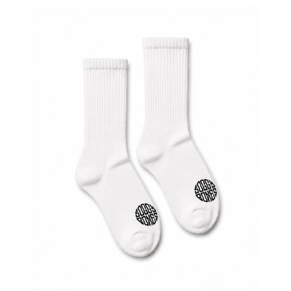 SOGGYBONES ESSENTIAL CREW SOCK - WHITE