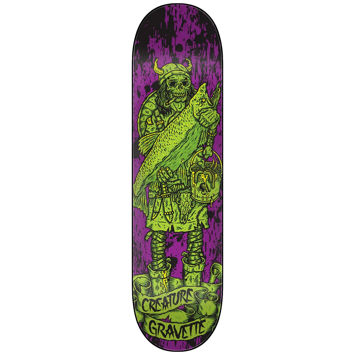 CREATURE - DAVID GRAVETTE VIKING OF HESH LAW XX 8.3 SKATEBOARD DECK