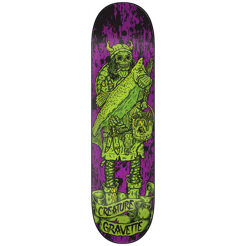 CREATURE - DAVID GRAVETTE VIKING OF HESH LAW XX 8.3 SKATEBOARD DECK