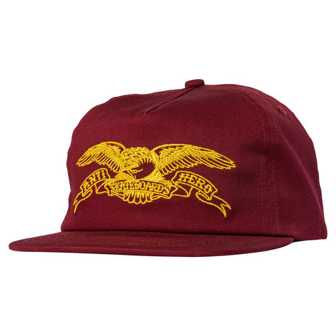 ANTI HERO - BASIC EAGLE SNAPBACK WINE