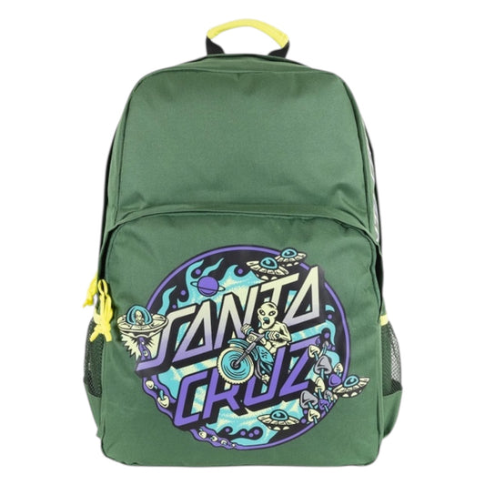 SANTA CRUZ - WINKOWSKI DOPE PLANET 2 DOT BACKPACK DARK GREEN