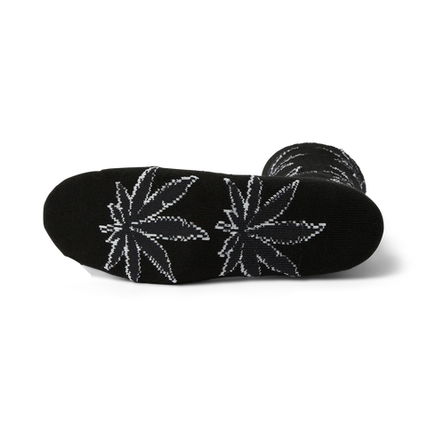 HUF PLANTLIFE SHADOW CREW SOCK -  BLACK