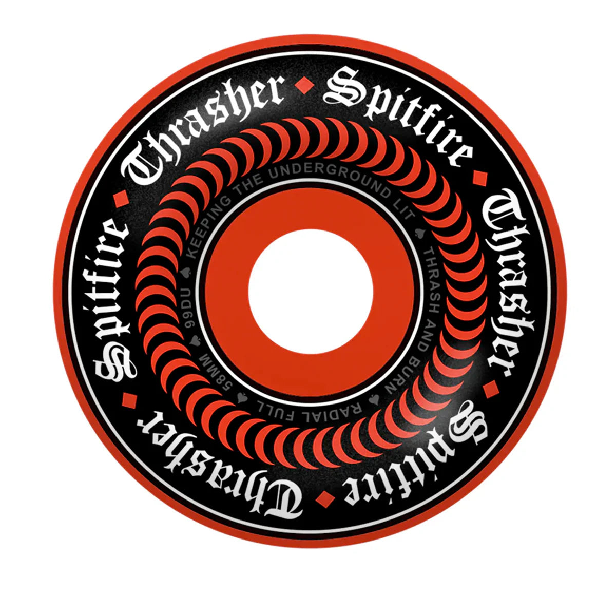 SPITFIRE F4 99D THRASHER OATH RADIAL FULL WHEELS 58MM