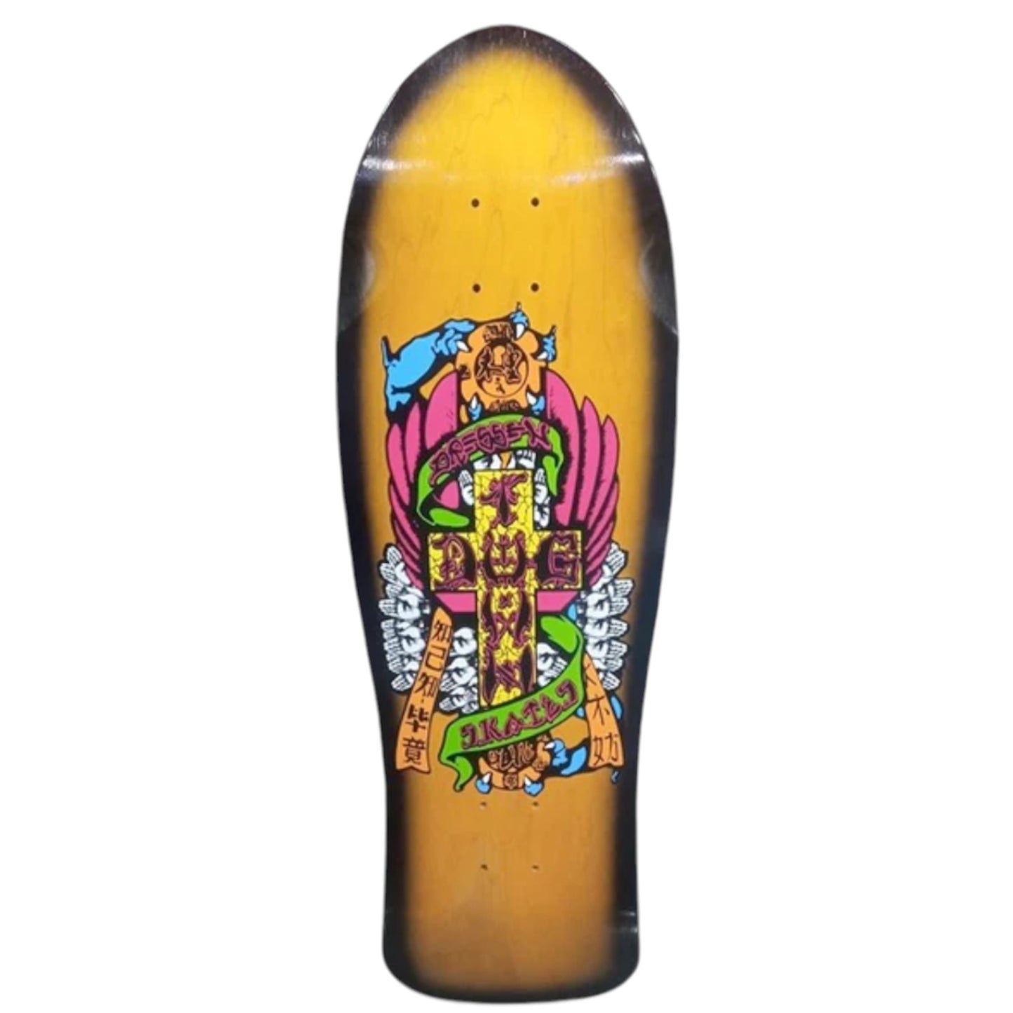 10.125” Dogtown Eric Dressen Hands reissue Orange/black fade