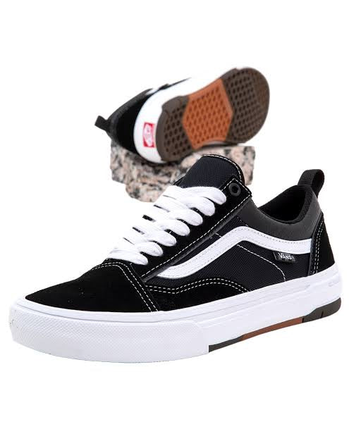 VANS - SKATE OLD SKOOL WAFFLECUP SHOES BLACK/WHITE