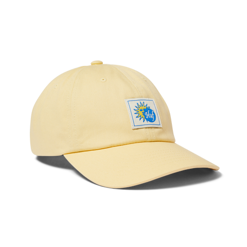 Total eclipse 6 panel cv hat - pale yellow