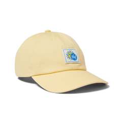 Total eclipse 6 panel cv hat - pale yellow