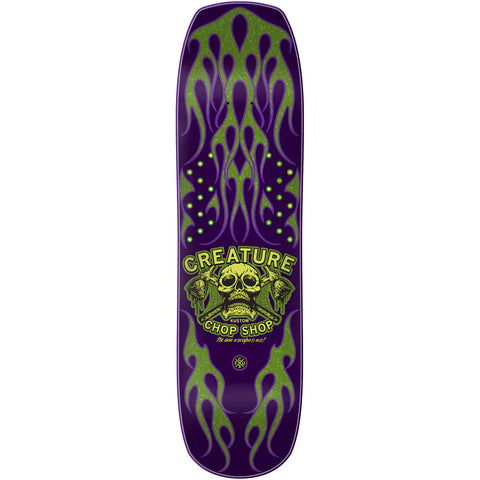 CREATURE - CHOP SHOP FLAME 8.5 SKATEBOARD DECK