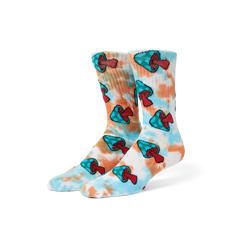 MICRODOSE TIEDYE SOCK - RED