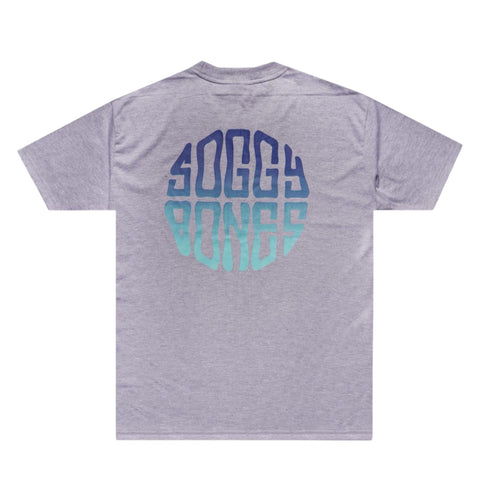 SOGGYBONES GRADIENT LOGO TEE - GREY