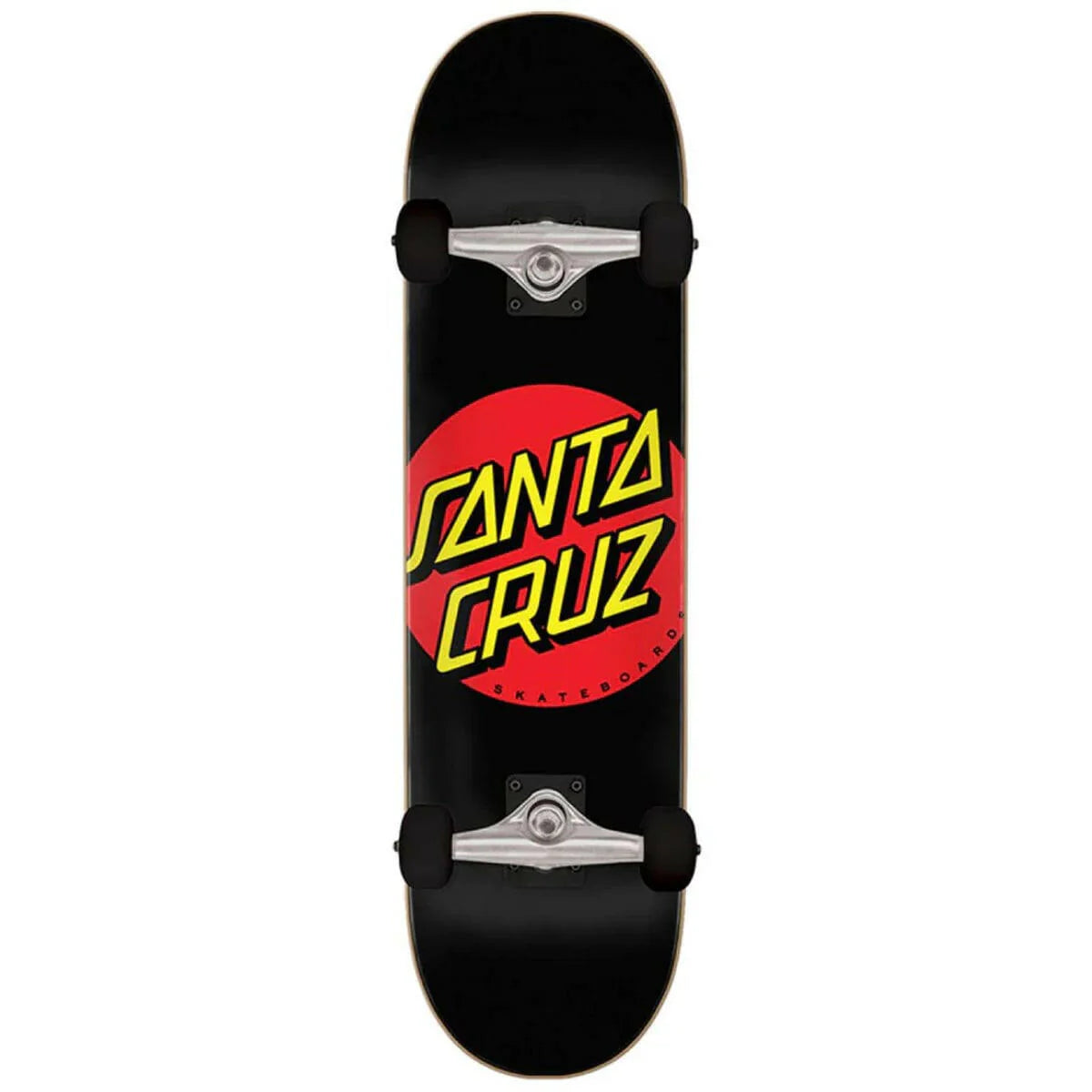 SANTA CRUZ - CLASSIC DOT BLACK 8.0 COMPLETE SKATEBOARD
