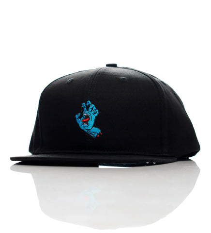SANTA CRUZ SCREAMING HAND SNAPBACK - BLACK