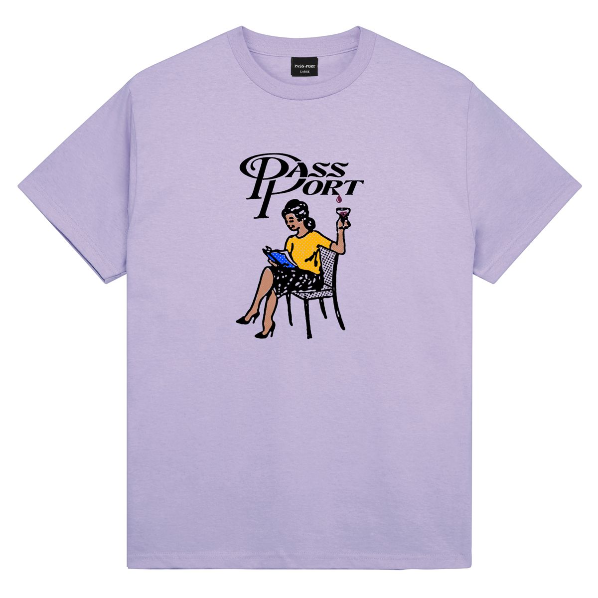 PASS~PORT MINIMAL OUTPUT TEE - LAVENDER