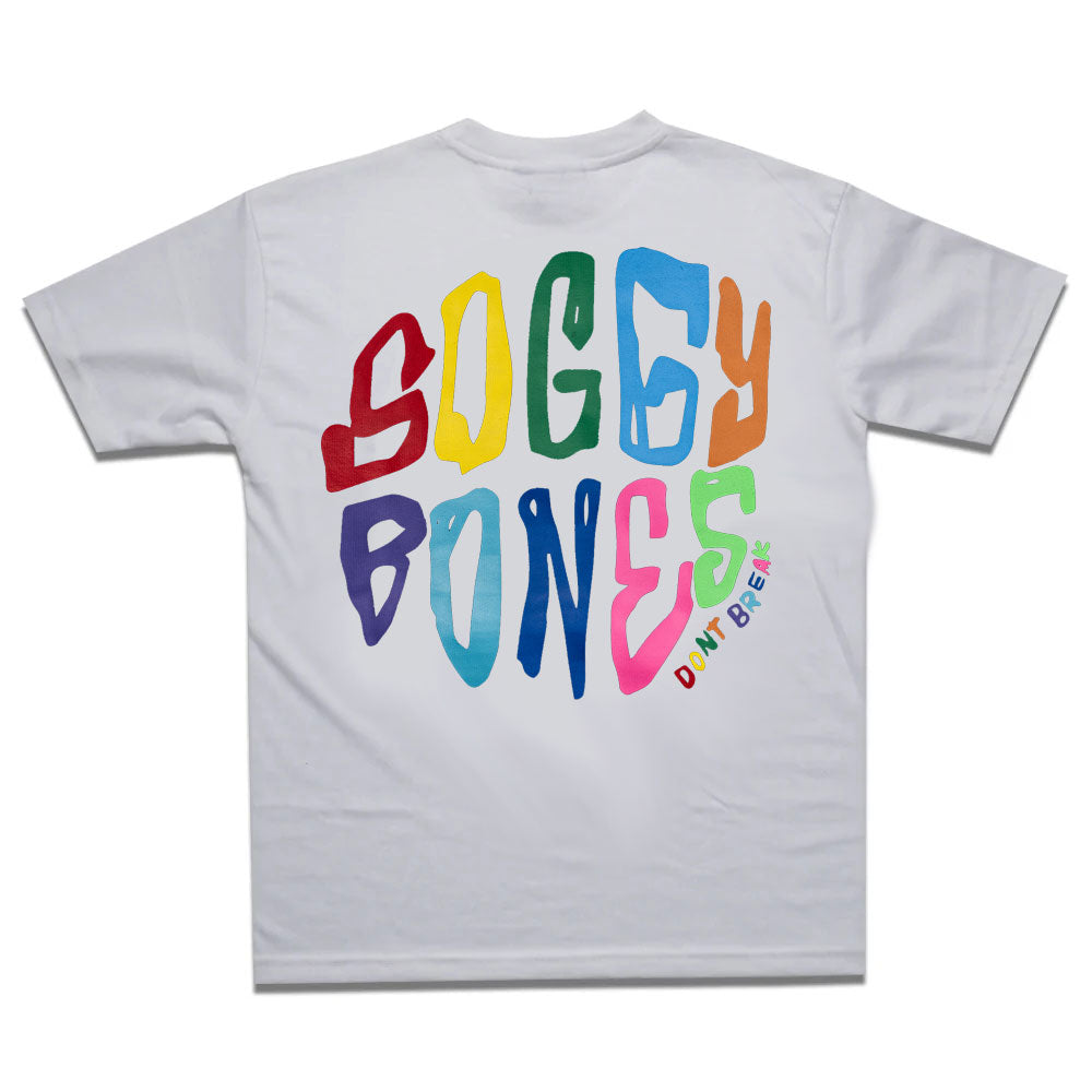 SOGGYBONES SCRIBBLE YOUTH TEE - WHITE