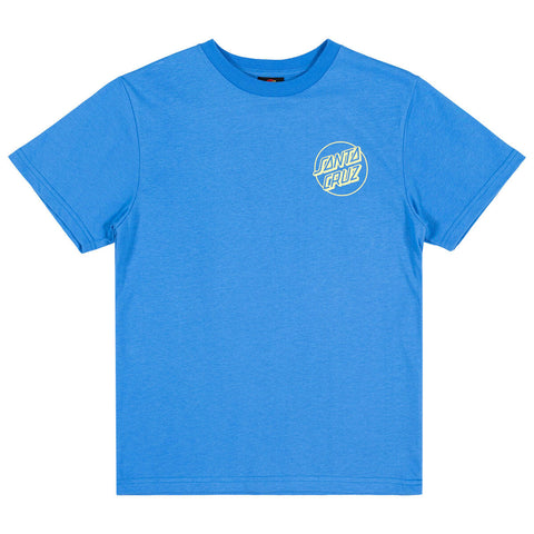 SANTA CRUZ SCREAMING HAND YOUTH TEE - BLUE