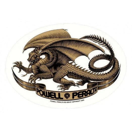 POWELL PERALTA OVAL DRAGON STICKER
