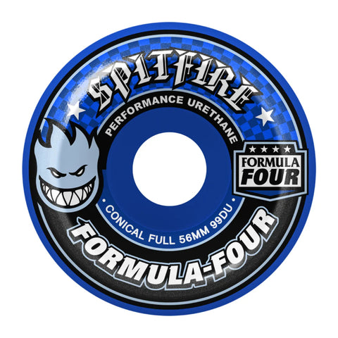 SPITFIRE F4 99D CONICAL FULL 56MM - BLUE