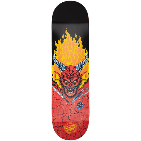SANTA CRUZ - STRANGER THINGS HELLFIRE CLUB 8.25 SKATEBOARD DECK