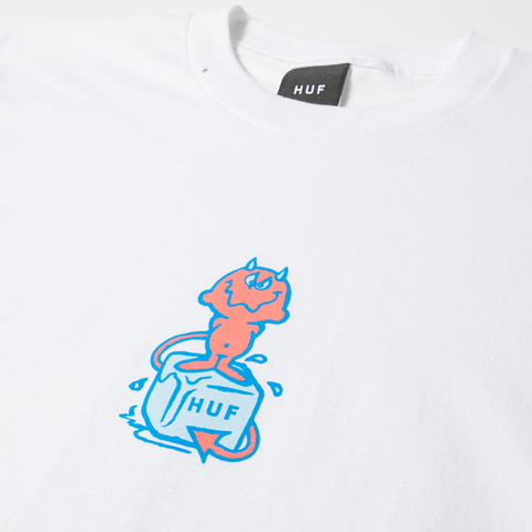 HUF MELT TEE - WHITE