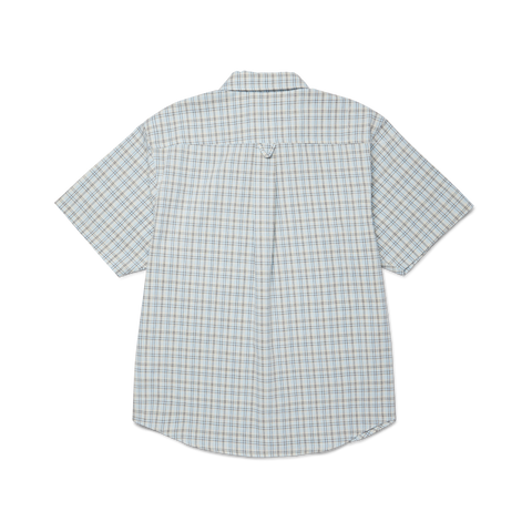 Total Eclipse S/S plaid shirt - light blue