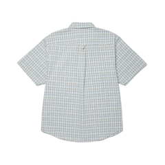 Total Eclipse S/S plaid shirt - light blue