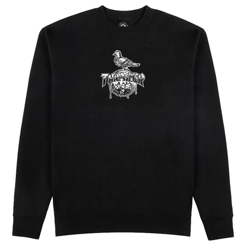 Thrasher cover the earth crewneck - Black