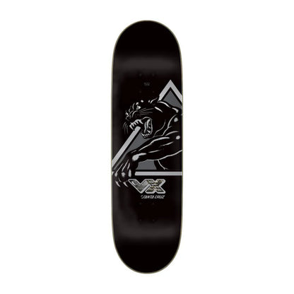 Santa Cruz Shaped Skateboard Deck Natas Shattered Panther Black VX 9"