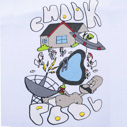 Chook Pool limited edition tee - white