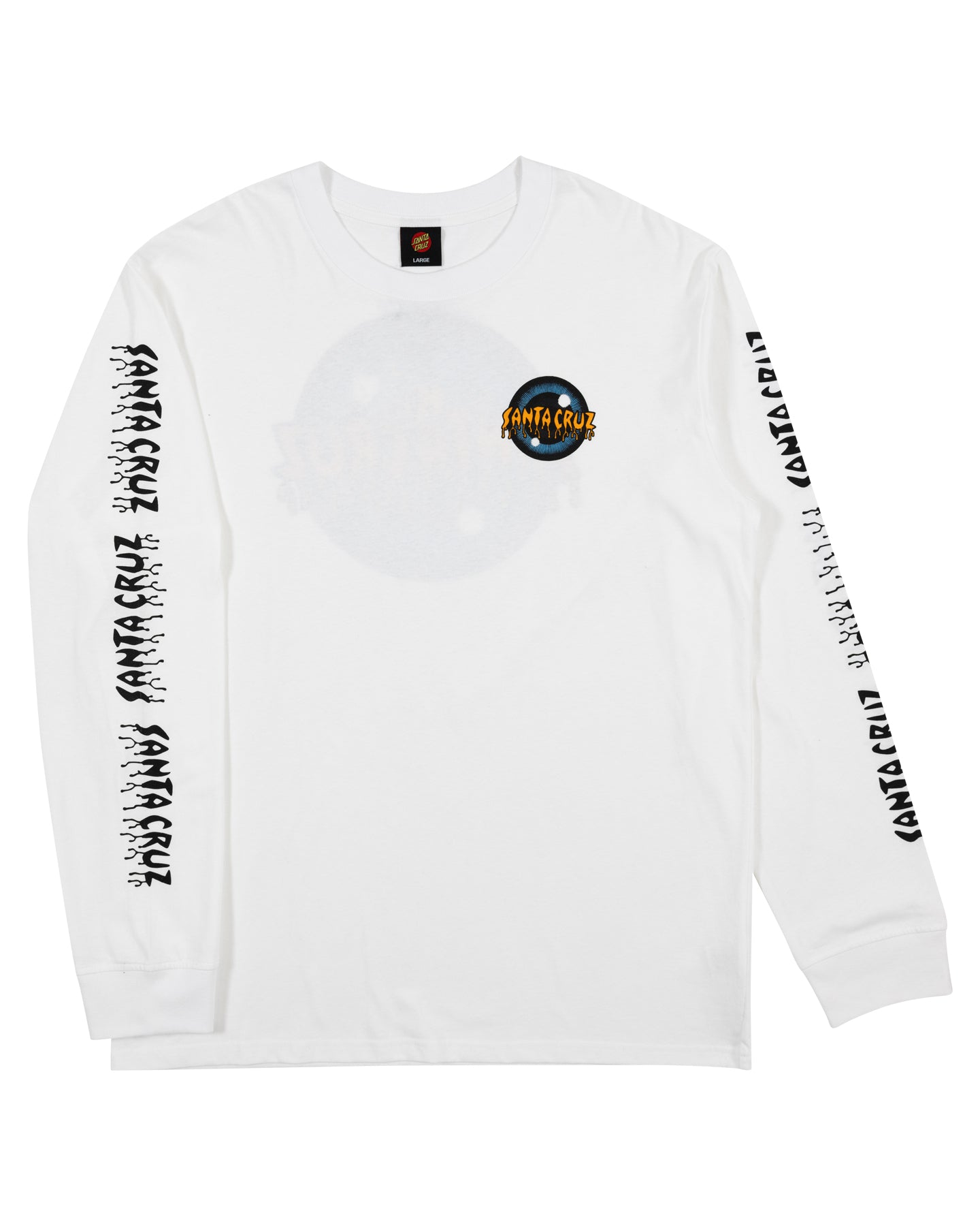 Santa Cruz Roskopp Iris longsleeve tee - White